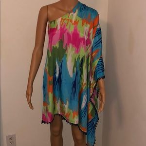 Mud Pie One Shoulder Tunic size L/XL